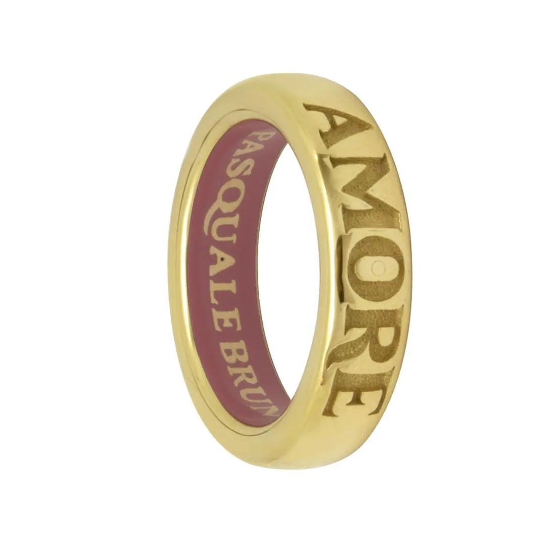 Anello in oro rosso Amore mis 16