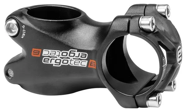 Attacco manubrio ERGOTEC PIRANHA 6° 1''1/8 31.8 mm Nero