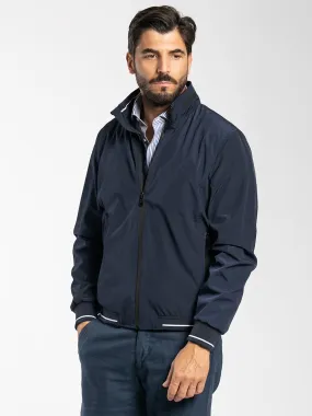 Bomber con zip termosaldata