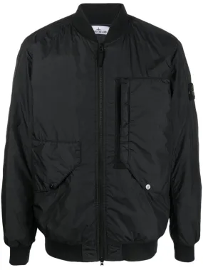 bomber nero con tasconi