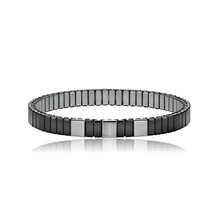 Bracciale Breil Ceramic Nero Gioielli Uomo TJ1666