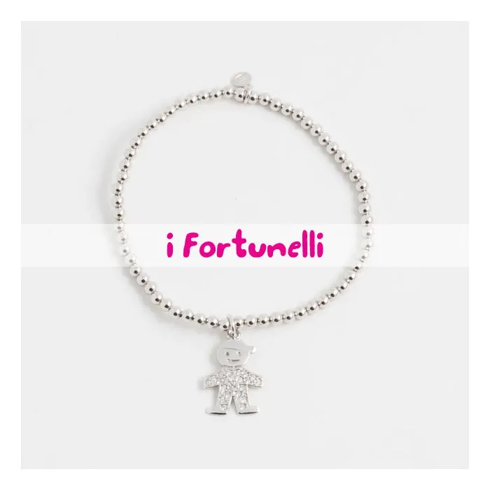 Bracciale I Fortunelli Bambino Bianco - Fobo1