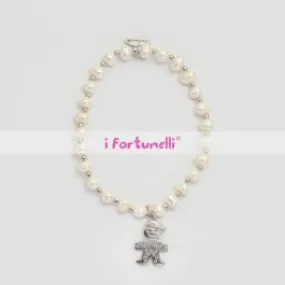 Bracciale I Fortunelli Bambino Bianco - Peno01
