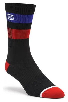 Calzini 100% Flow Performance neri / rossi