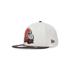 Cappellino Visiera Piatta Uomo Nfl Sideline 5950 Clebro Chrome White/original Team Colors