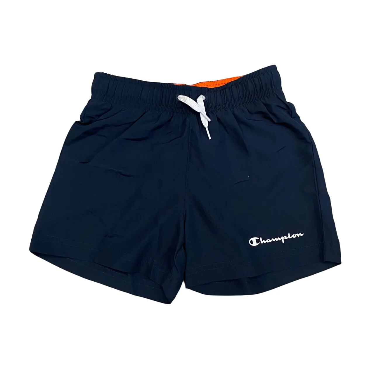 Champion completo da ragazzo maglietta smanicata e pantaloncino Boxer mare 306794 OS005 arancio-blu