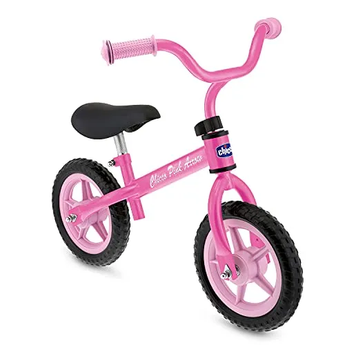 Chicco Pink Arrow Bicicletta Senza Pedali, Bici Senza Pedali Balance Bike per l'Equilibrio, con Manubrio e Sellino Regolabili, M