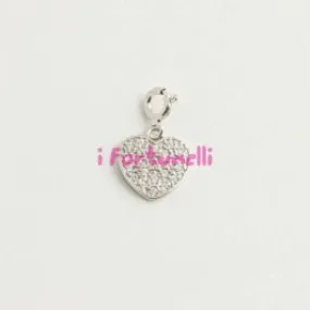 Ciondolo I Fortunelli Cuore Bianco - Cicu1