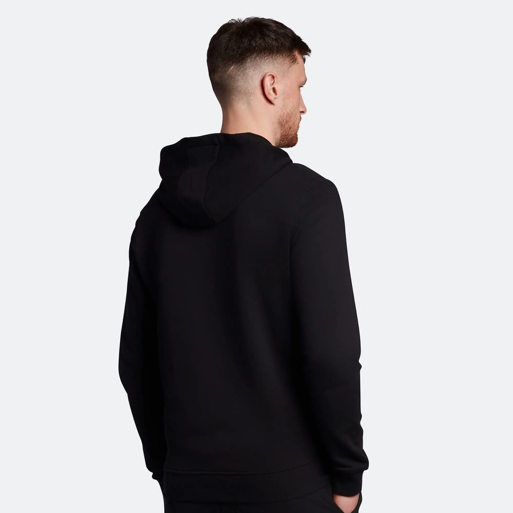 Felpa LYLE & SCOTT Uomo ZIP THROUGH Nero