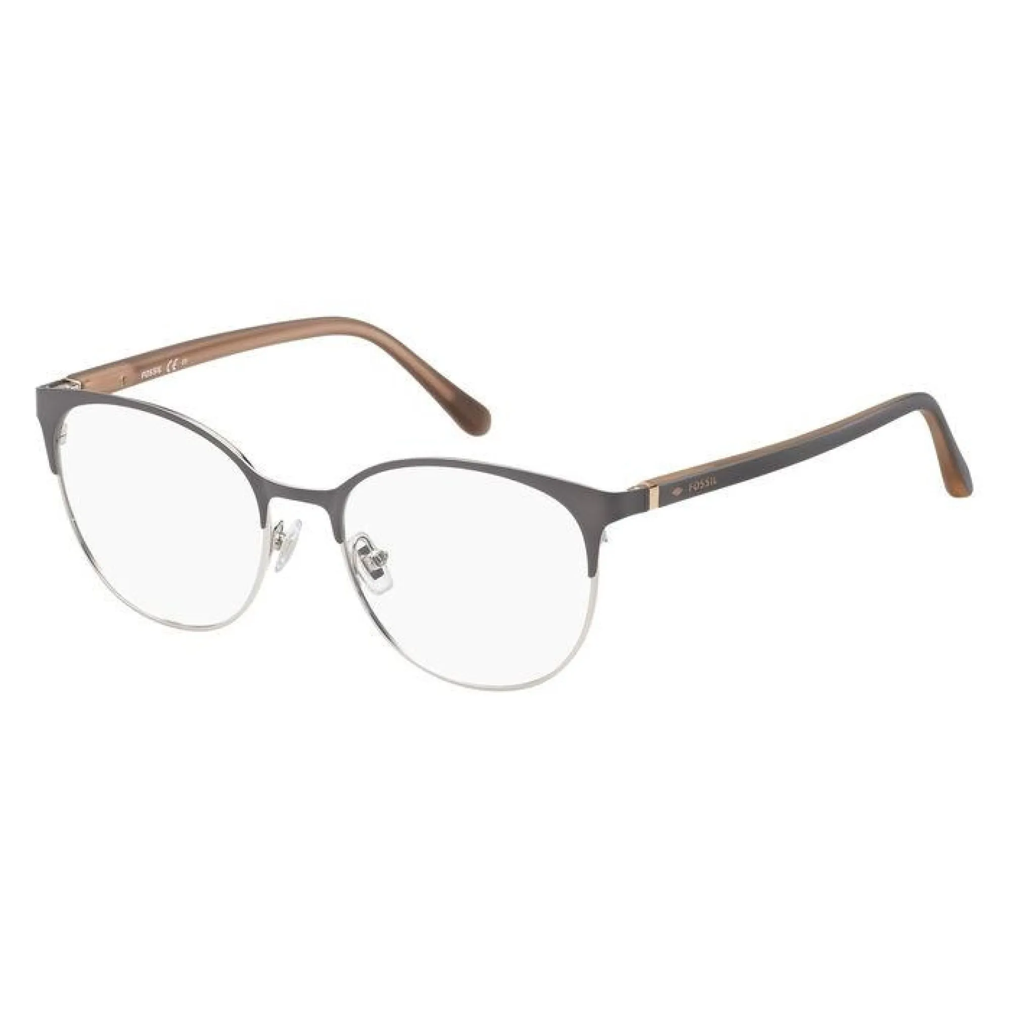   Fossil FOS 7041 - FRE Grigio Opaco | Occhiale Da Vista Donna 