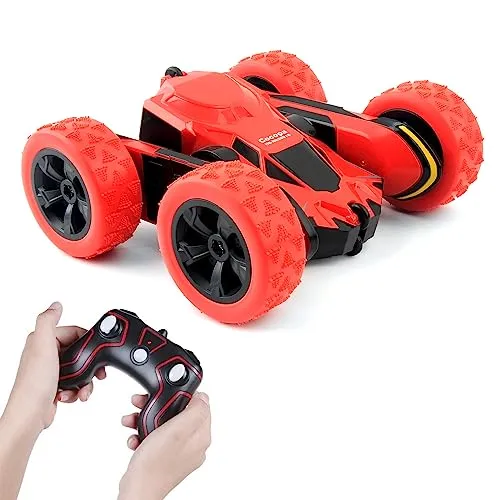 Macchina Telecomandata, 4WD RC Auto Telecomando 360° Rotazione Acrobatica RC Stunt Car Telecomandate 1:28 / 2.4GHZ Macchina Radi