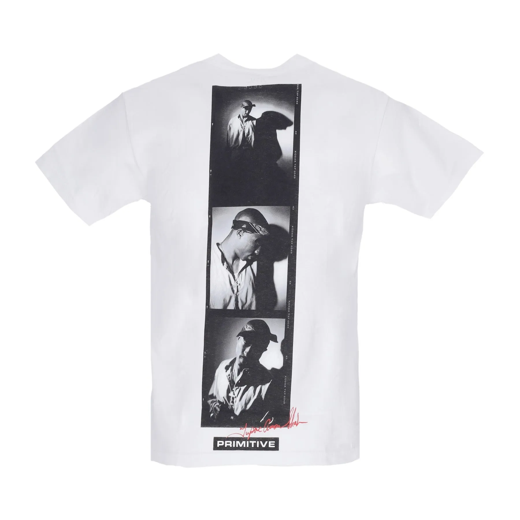 Maglietta Uomo Shadows Tee X Tupac White
