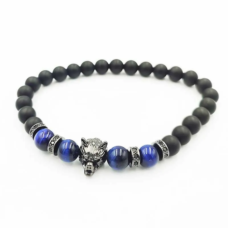 Occhio di Tigre Blu Bracciale Unisex 2915