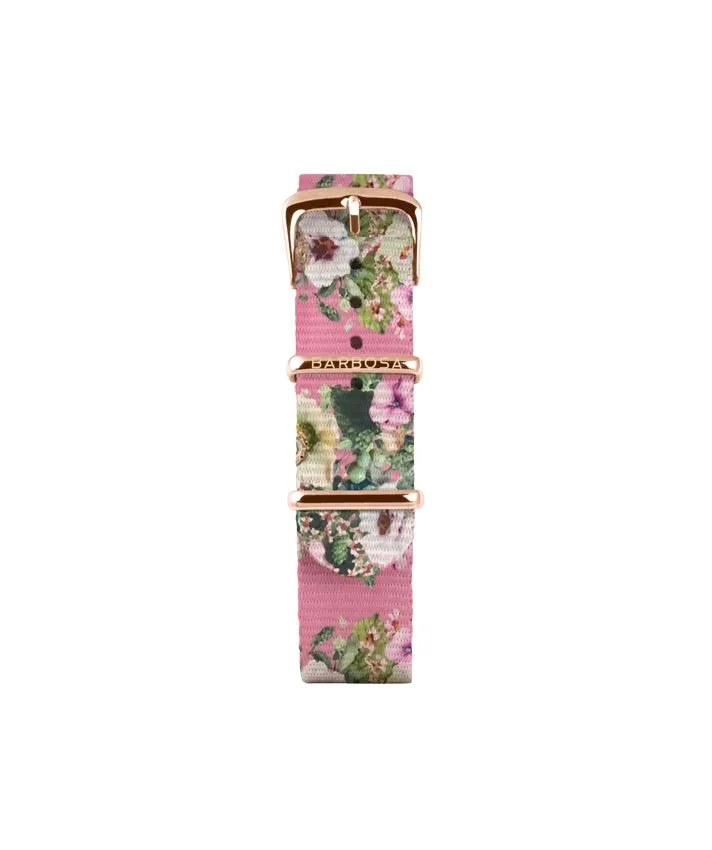 OROLOGIO SUNRAY ROSE’ CON ZIRCONI dm. 28 FLOREAL ROSA