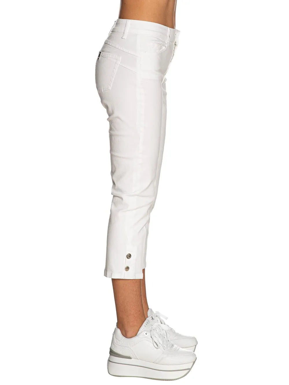 Pantaloni classy cropped