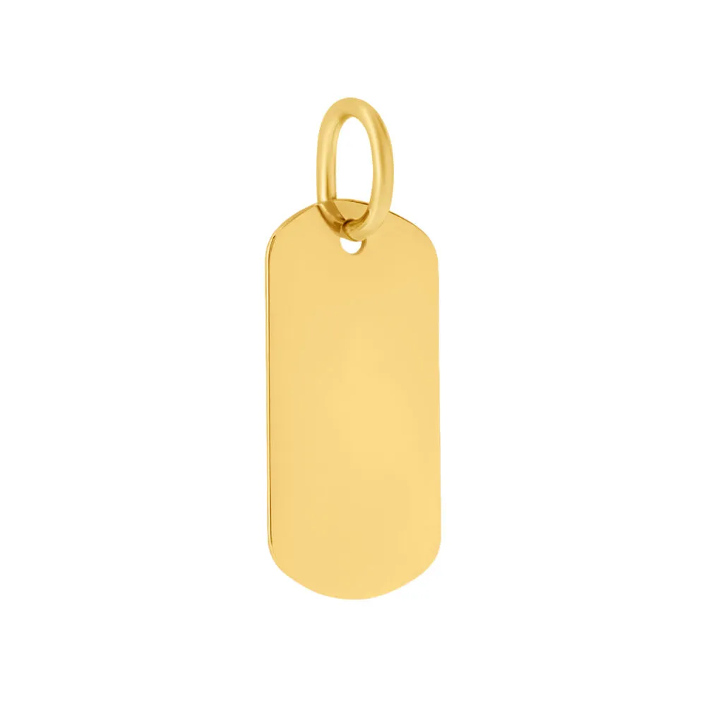 Pendente Rettangolo Poème Oro Giallo 375/1000 1426655