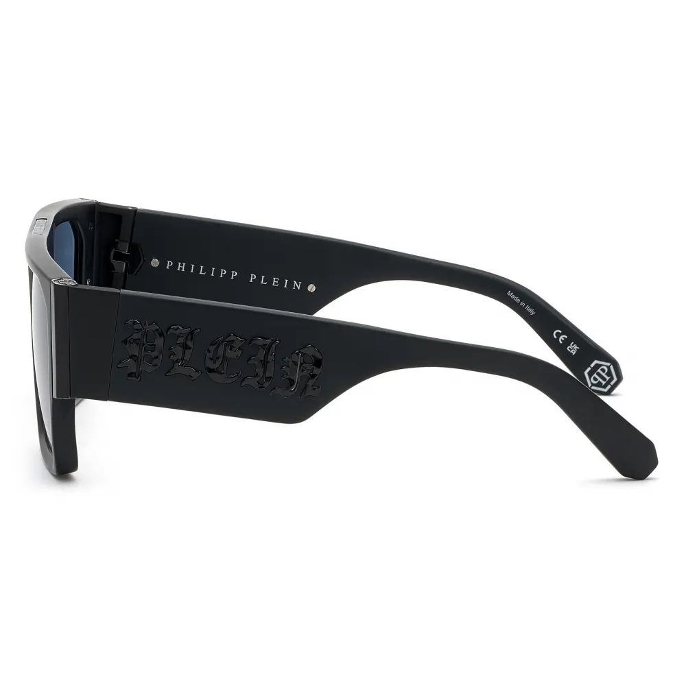 Philipp Plein - Occhiali da Sole Squadrati - Nero Argento - Occhiali da Sole - Philipp Plein Eyewear