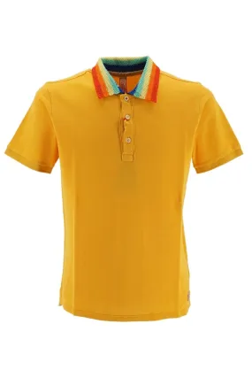 Polo Bob with Contrast Collar / Yellow