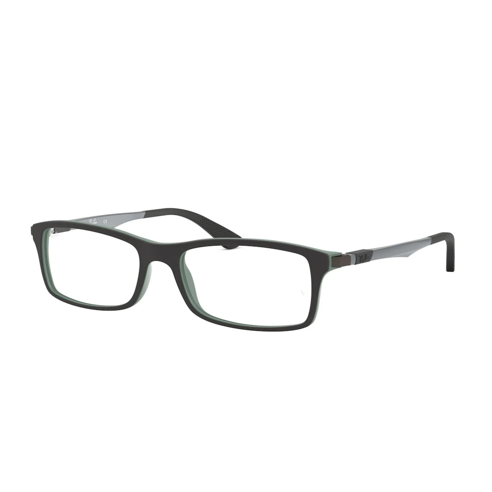  Ray-Ban RX 7017 - 5197 Superiore Nero Su Verde | Occhiale Da Vista Uomo 