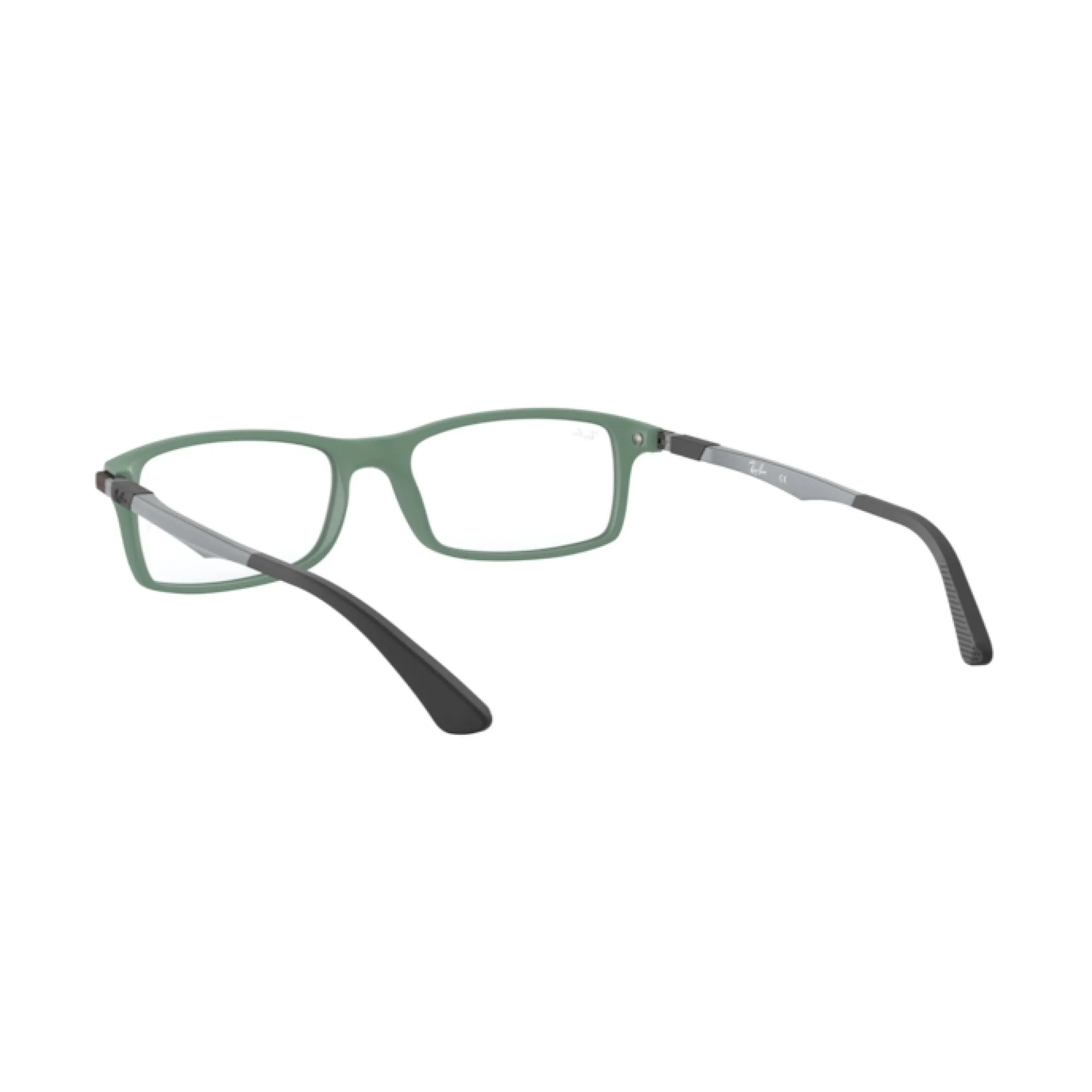   Ray-Ban RX 7017 - 5197 Superiore Nero Su Verde | Occhiale Da Vista Uomo 