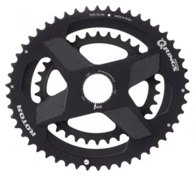 Rotore Crank Spider ALDHU 50-34T 110BCD Nero
