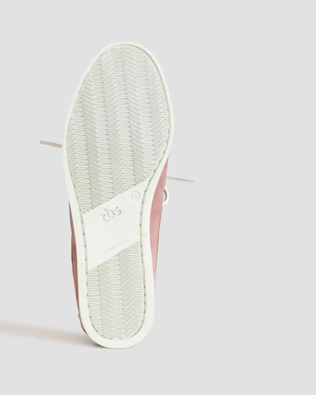 Scarpe rosa in pelle da uomo TBS Phenis