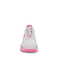Sneakers Windsor Smith CHAOS BRAVE WHITE NEON PINK in pelle bianco e fuxia