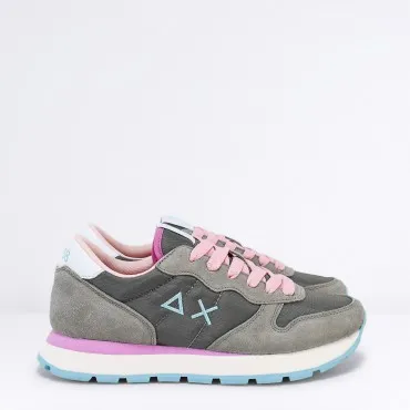  SUN68 Sneaker Ally solid nylon Col. Grigio
