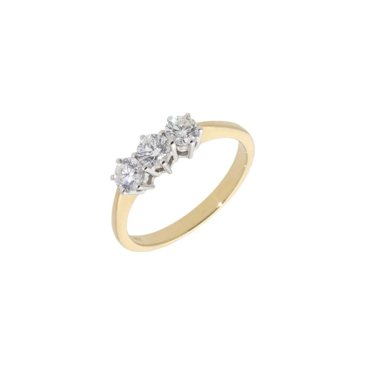 Trilogy Graff con Diamanti 1.50 carati in Oro Giallo 18k