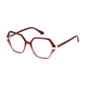   Twinset VTW052 - 0AQ8 Rosso Sfumato Rosa Chiaro Lucido | Occhiale Da Vista Donna 