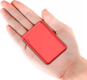 vancaly Powerbank 10000mAh Caricabatterie Portatile,Ultra-Compact Mini Batteria Esterna Carica Veloce Batteria Portatile con 2 U